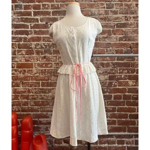 Vintage eyelet dress